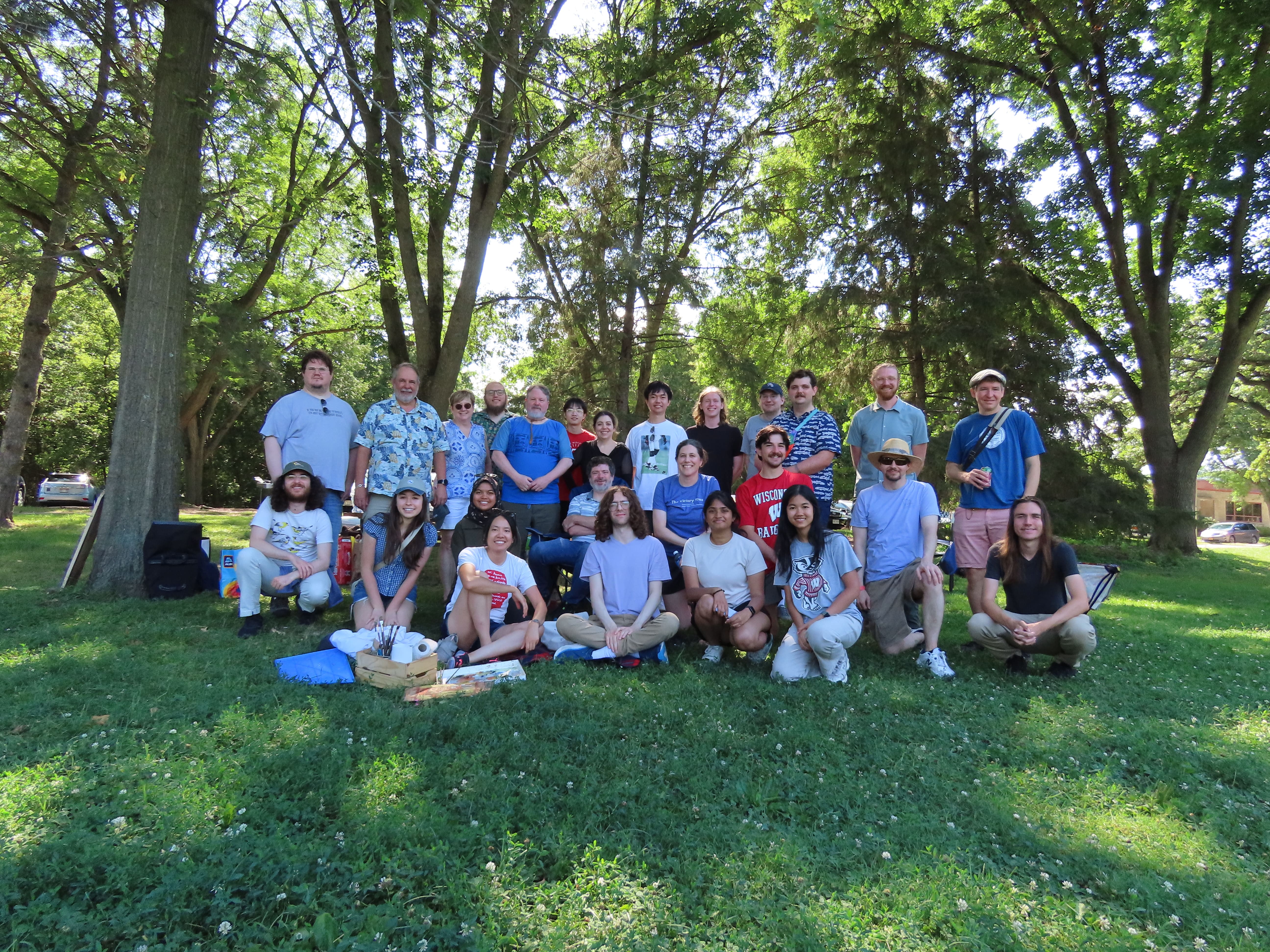 CHTC staff team at an outdoor gathering