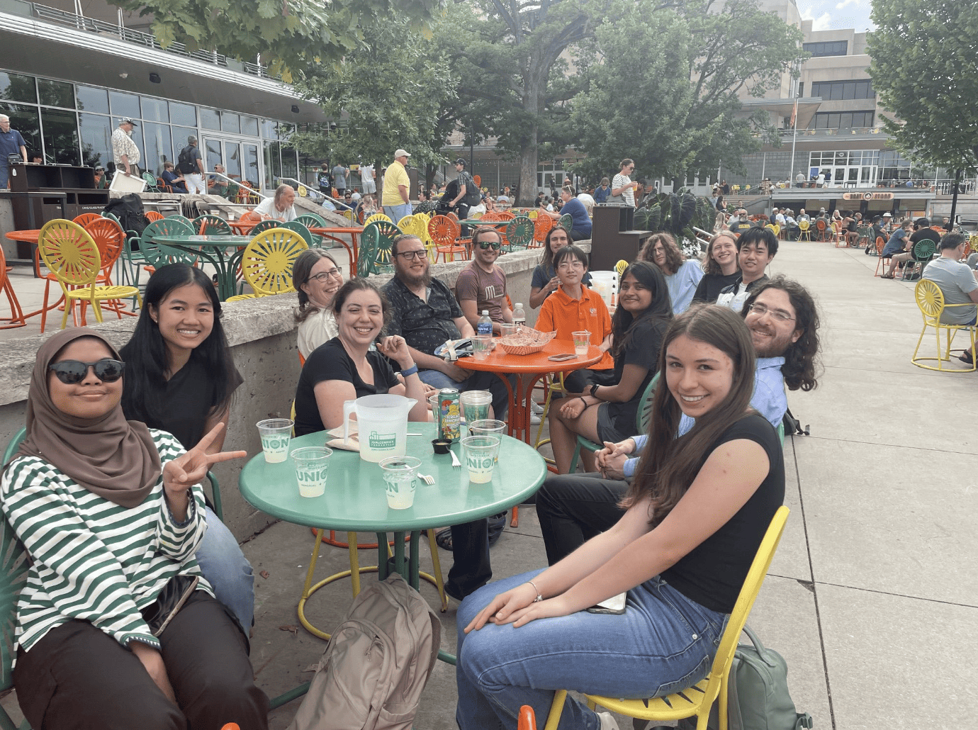 CHTC fellows gathering outdoors